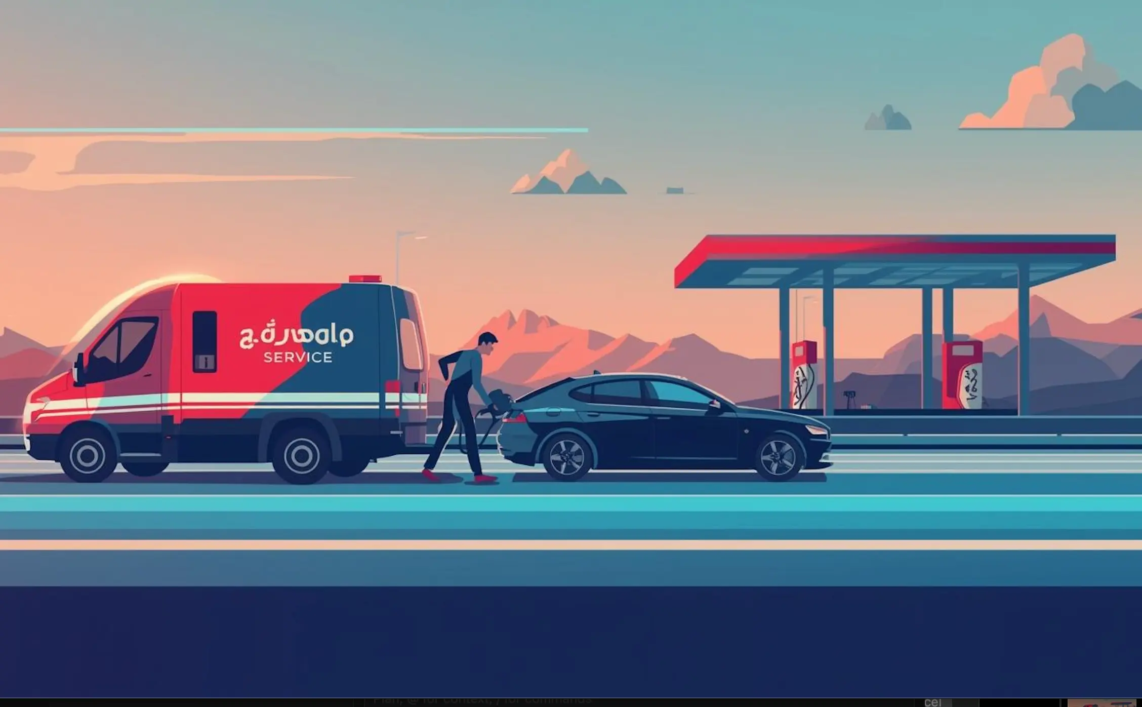 امداد سوخت ۲۴ ساعته - بنزین رسانی و گازوئیل رسانی فوری میکانو