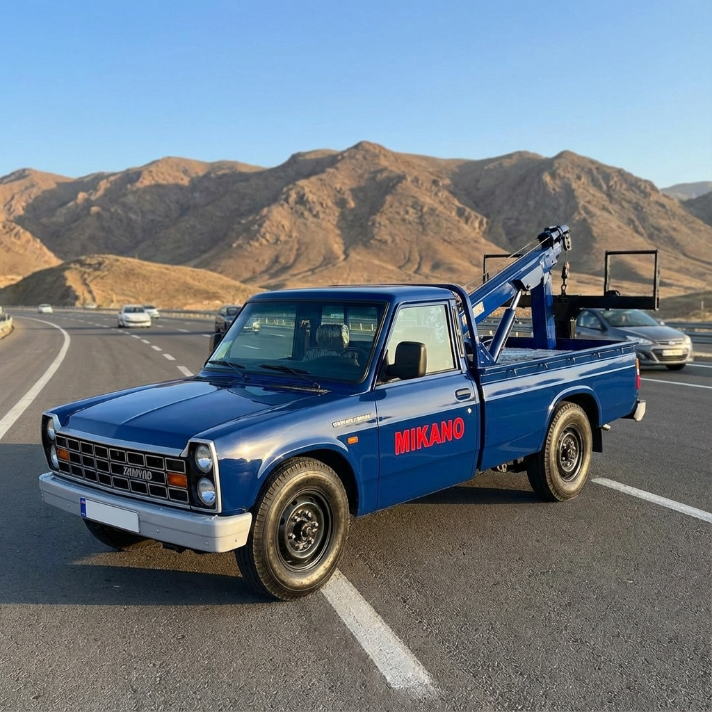 یدک‌کشی خودرو ۲۴ ساعته میکانو - خدمات حرفه‌ای یدک‌کش و جرثقیل در سراسر ایران